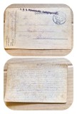 H430-I-ww1- Carte Postala militara Germania KUK Minenwerfer Kompanie primul razboi scrisa de militar de pe front 14/9 cm.