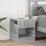 vidaXL Masă laterală 2 pcs Gri Sonoma 40,5 x 40 x 45 cm Lemn compozit 890923