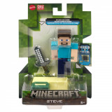 MINECRAFT CRAFT A BLOCK FIGURINA STEVE 8CM SuperHeroes ToysZone, Mattel