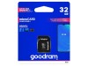 Card Memorie microSDHC 32GB Goodram Class 10 UHS U1, Viteza Citire 100MB/s, Adaptor Inclus