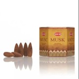 Cumpara ieftin Conuri parfumate Backflow - 40 Buc - Musk