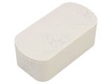 Carcasă pentru router ASA albă 45x90x32mm - SIM5-9-3W