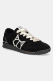 Naked Wolfe sneakers din piele intoarsă Exposure culoarea negru, Exposure Suede Black