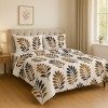 Set lenjerie pat dublu cu pilota reversibila Elis 200x220 cm, Microfibra, Set complet