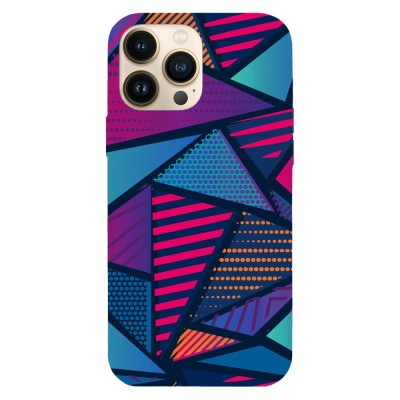 Husa compatibila cu Apple iPhone 11 Pro model Artistic polygon fill, Silicon, TPU, Viceversa foto