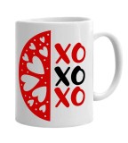Cana alba personalizata XOXO, INOVATIX&reg;. 330ml