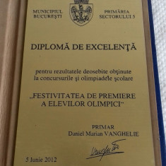 DIPLOMA DE EXCELENTA