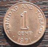 (M1881) MONEDA TRINIDAD AND TOBAGO - 1 CENT 1971, STARE AUNC