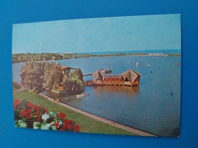 CPIB 23081 CARTE POSTALA - MANGALIA NORD - NEPTUN. RESTAURANTUL INSULA, CIRCULATA, 1972, STAMPILE, TIMBRU, AUTOTURISM foto