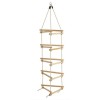 Scara Catarat Triunghiulara KBT, 2m, Franghii, Lemn, 15 Trepte, Max 70kg, Loc de Joaca, Gradina, Copii