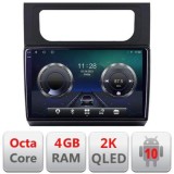 Navigatie VW Touran 2010-2016 C-touran3 Android Octa Core Ecran 2K QLED GPS 4G 4+32GB 360 kit-touran3+EDT-E410-2K CarStore Technology
