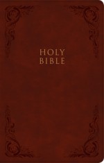 KJV Large Print Personal Size Reference Bible, Burgundy Leathertouch