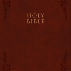 KJV Large Print Personal Size Reference Bible, Burgundy Leathertouch