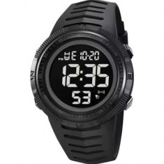 Ceas barbatesc de mana Skmei Fashion Sport Casual Digital Alarma Negru