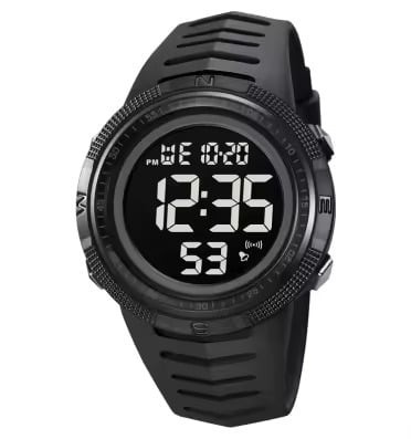 Ceas barbatesc de mana Skmei Fashion Sport Casual Digital Alarma Negru foto