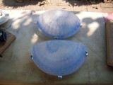LOT de 2 aplice vintage metal si sticla, in stare foarte buna