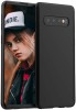 Husa Samsung Galaxy S10 Plus, FullBody Elegance Luxury Negru, acoperire completa 360 grade cu folie de
