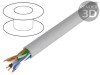 Cablu U/UTP 6 s&acirc;rmă LSZH gri 305m &Oslash;6mm LOGILINK