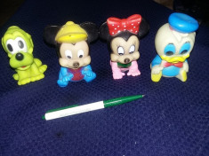 Jucarii cauciuc Vintage,Figurine,2 Mickey mouse,Pluto,Ratusca Donald,T.GRATUIT foto