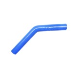 Furtun cotit silicon 45 grade 32 x 200 x 200 mm cu insertie textila, -40 C pana la +190 C, presiune max 2-3 Bar, rezistent la