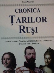 CRONICA TARILOR RUSI de DAVID WARNES foto