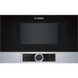 Cuptor cu microunde incorporabil BFR634GS1, 21 l, 900 W, Inverter, inox