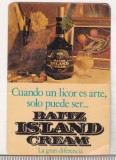 Bnk cld Calendar de buzunar - 1983 - Spania - Baitz Island Cream