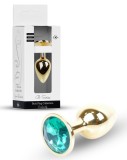 Dop Anal - Plug Jewellery Gold Green