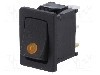 Intrerupator OFF-ON, 2 pozitii, SPST, SCI - R13-66B2-02-BBY foto