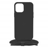 Husa telefon iPhone 12 Pro Max - Techsuit Crossbody Lanyard - Black, Apple