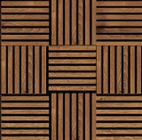 Modul riflaj MDF decorativ LDA PREMIUM de tip panou acustic, Stejar Royal, 30x30 cm Household NewTrend