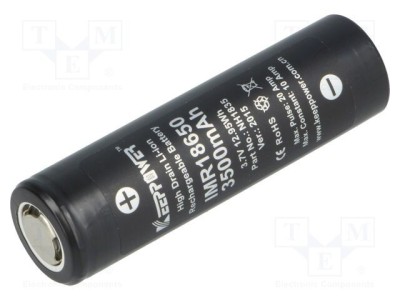 Acumul: Li-Ion 18650,MR18650 3,7V 3500mAh &amp;Oslash;18,5x66,5mm foto
