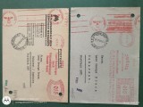 Romania Regala ,grup doua carti postale ,cu corespondenta comerciala si avocateasca ROMANIA -GERMANIA ,societati internationale anul 1941