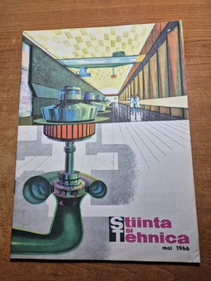 stiinta si tehnica mai 1966-barajul de pe arges foto