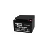 Acumulator AGM VRLA 12V 26A dimensiuni 165mm x 175mm x h 126mm M5 TED Battery Expert Holland TED003638 (1), Ted Electric