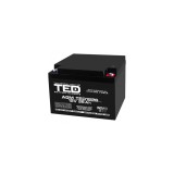 Cumpara ieftin Acumulator AGM VRLA 12V 26A dimensiuni 165mm x 175mm x h 126mm M5 TED Battery Expert Holland TED003638 (1), Ted Electric