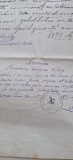 Act de v&acirc;nzare Rom&acirc;nia 1877 &ndash; V&acirc;rlezi Covurlui &ndash; timbru de lux 5 Lei