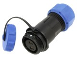 Conector Circular Mufă Mamă 2 PIN IP68 15A 500V - SP17