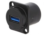 Adaptor USB 3.0 Soclu Față-USB A, Soclu Spate-USB AB Micro