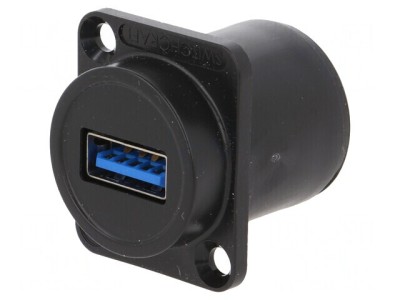 Adaptor USB 3.0 Soclu Față-USB A, Soclu Spate-USB AB Micro foto
