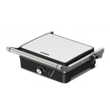 Grill electric Heinner HEG-K2000CP, termostat reglabil, tava pentru colectarea uleiului