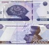 Uzbekistan 20000 Sum 2021 UNC Bancnota Asiatica Ne流通