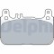 Placute frana Mercedes Clasa S (W222 V222 X222) 05.13-08.20, Fata, DELPHI