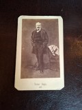 Fotografie tip CDV , alb negru - Victor Hugo
