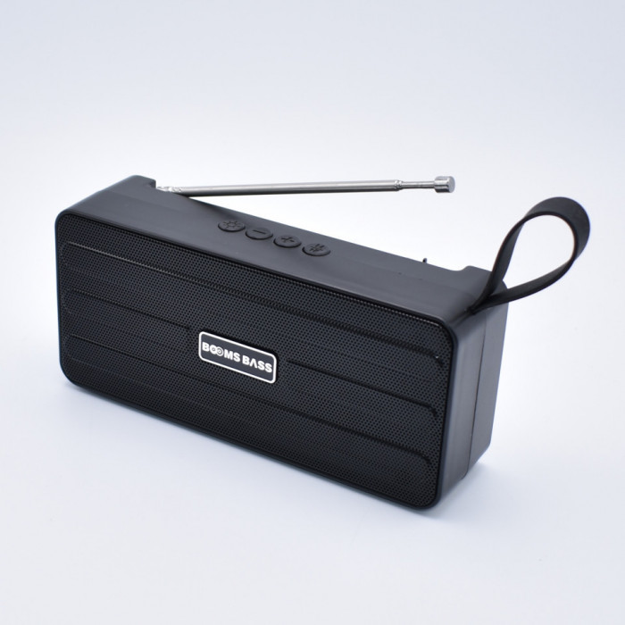 Boxa portabila cu incarcare solara, MP3, Card TF, USB, Bluetooth, AUX, Radio