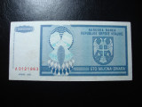 KRAINA 100.000.000 DINARI 1993 SUPERBA