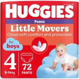 Scutece chilotel Huggies Virtual Pack 4, Boy, 9-14 kg, 72 buc