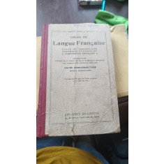 Cours de la langue francaise, etude du vocabulaire, grammaire et exercises - Ch. Maquet