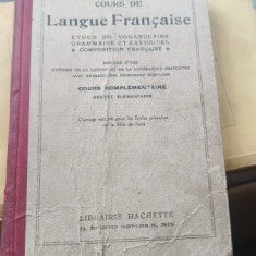 Cours de la langue francaise, etude du vocabulaire, grammaire et exercises - Ch. Maquet