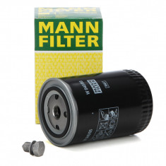 Set Filtru Ulei Mann Filter W940/66 + Buson Golire Baie Ulei Oe Audi A6 C5 1997-2005 N90813202